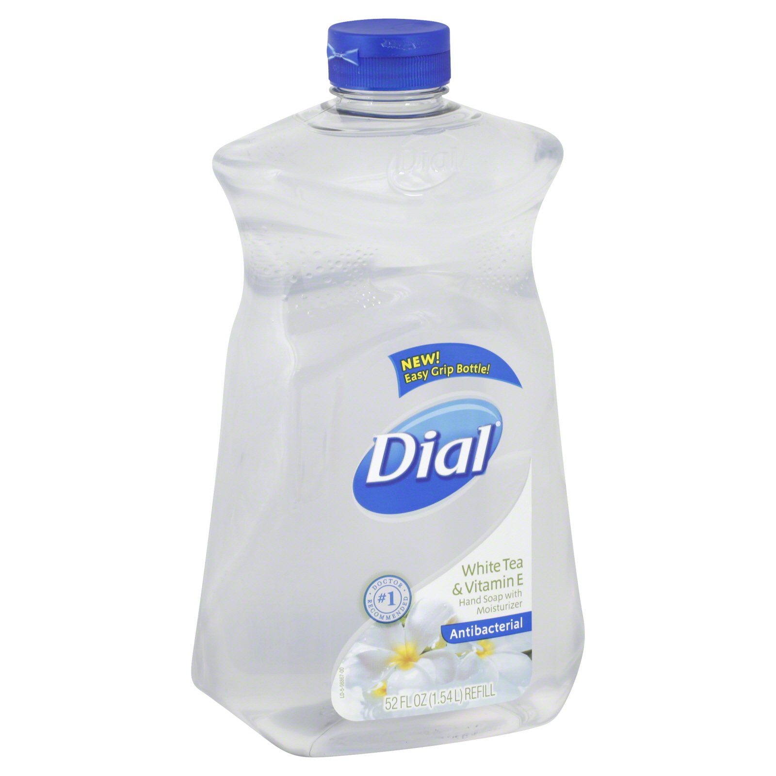 Dial Hand Soap, with Moisturizer, Antibacterial, White Tea & Vitamin E, Refill, 52 fl oz (1.54 lt) at Kmart.com