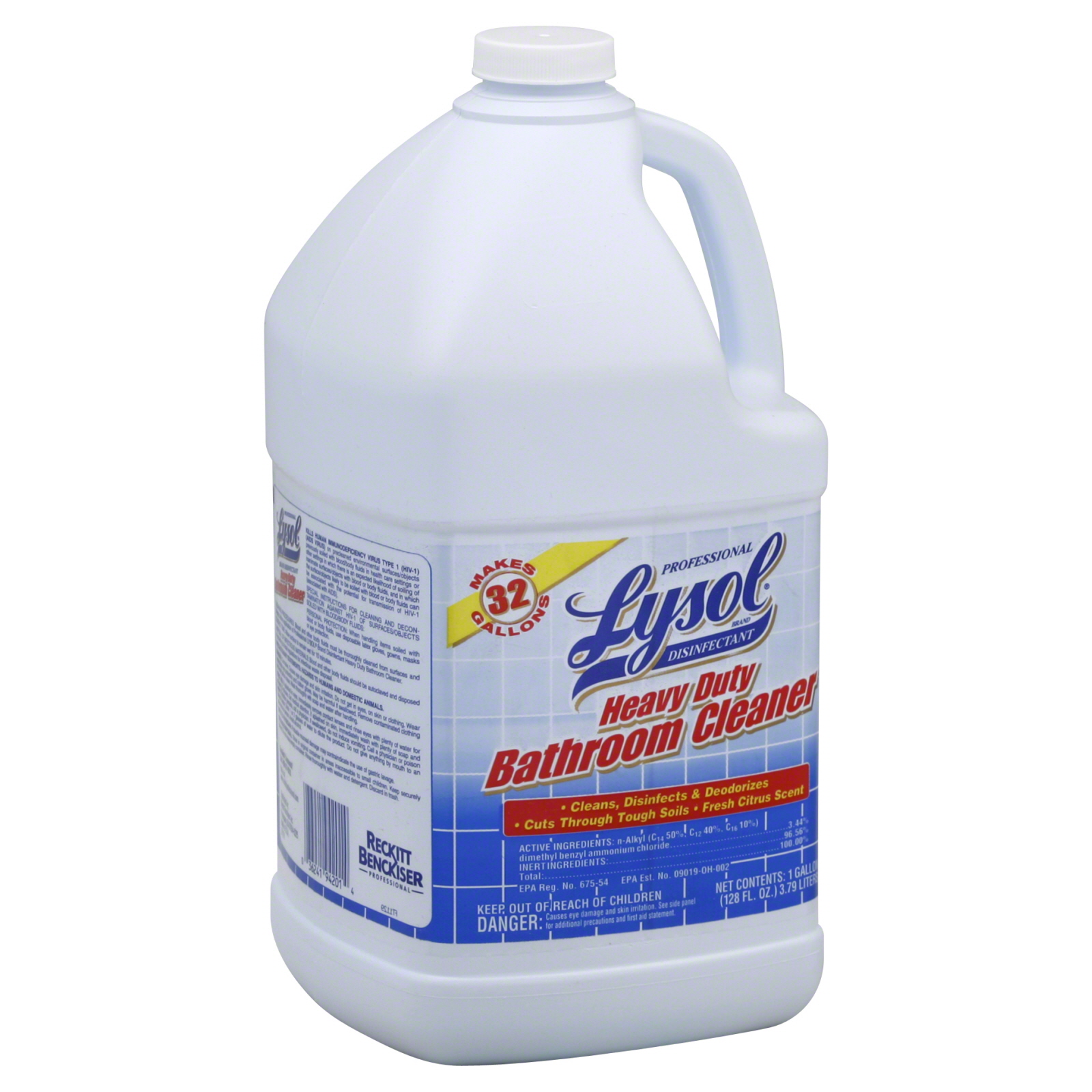 Disinfectant Heavy Duty Bath Cleaner Lime 1gal