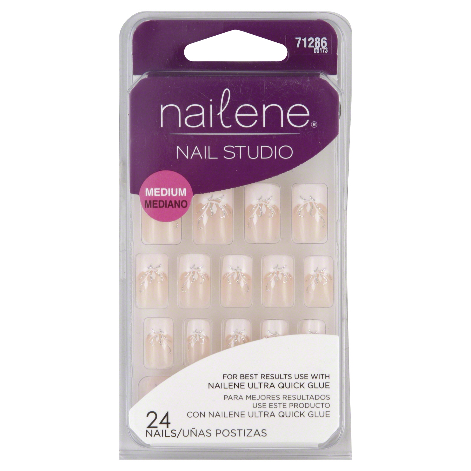 Nail Studio Nails, Medium, 24 nails