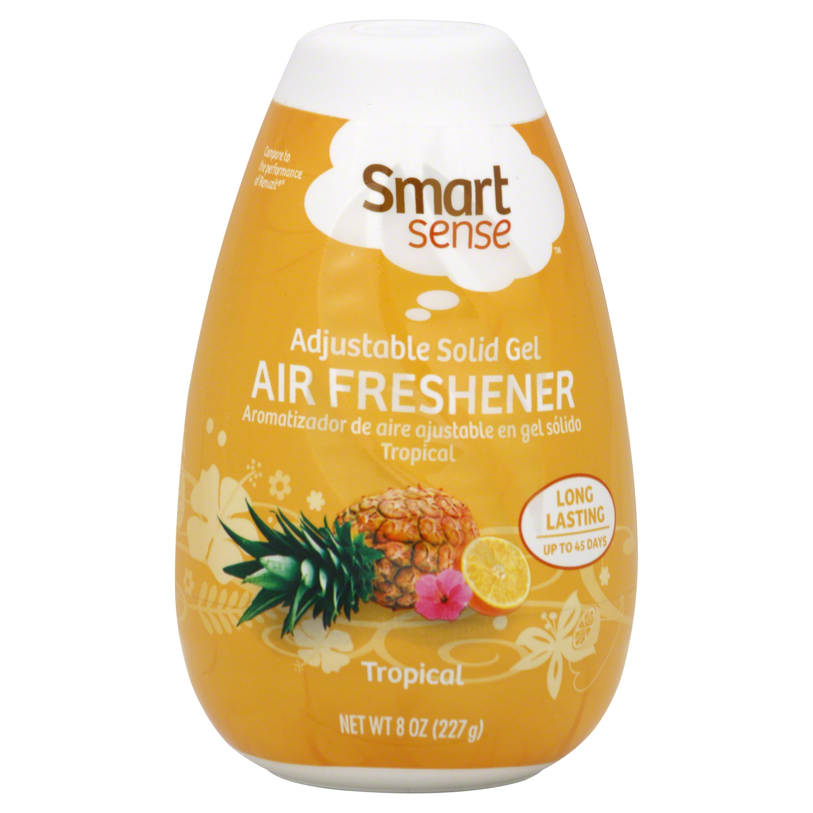 Smart Sense Air Freshener, Adjustable Solid Gel, Tropical, 8 oz (227 g