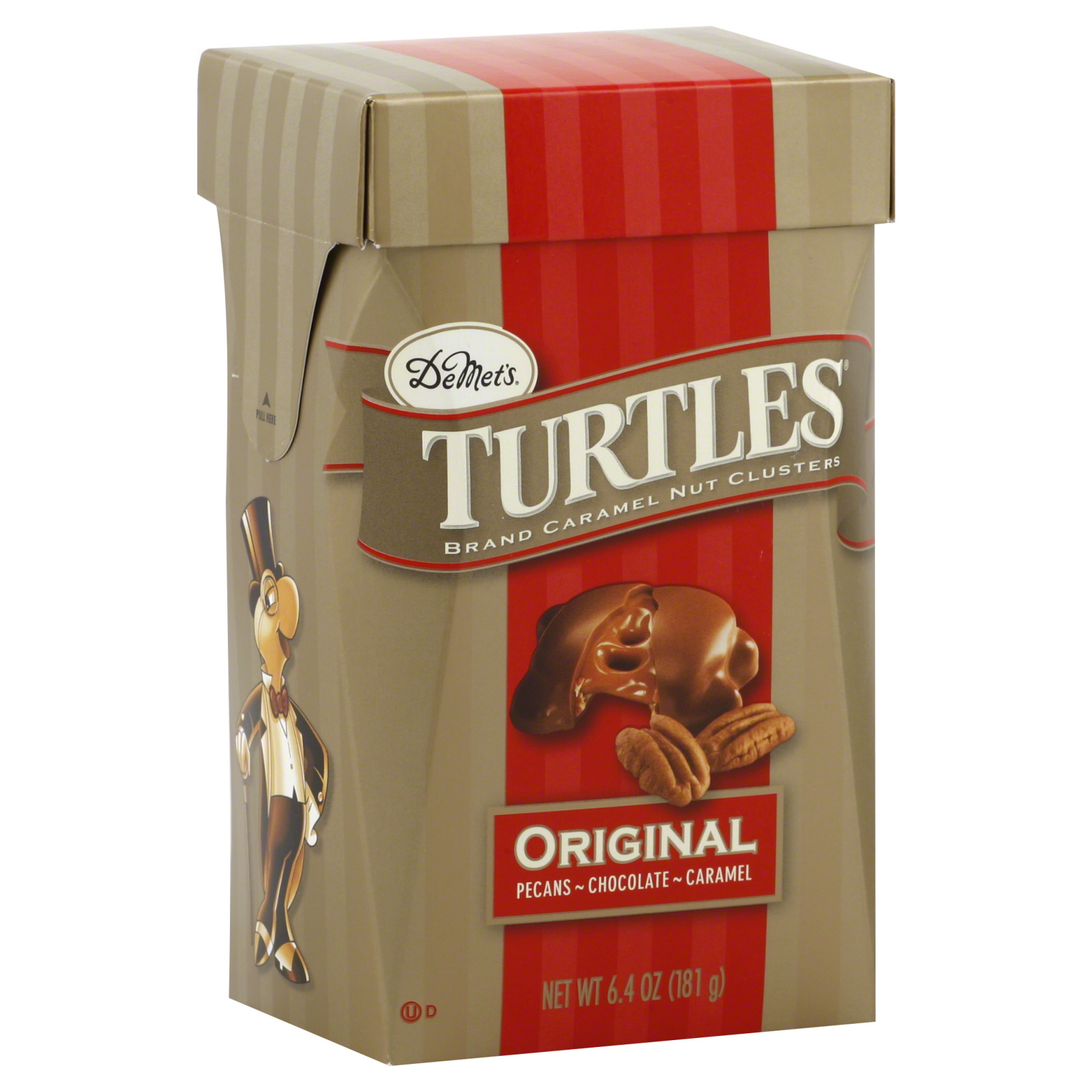 TURTLES BRAND CARAMEL NUT CLUSTERS, ORIGINAL