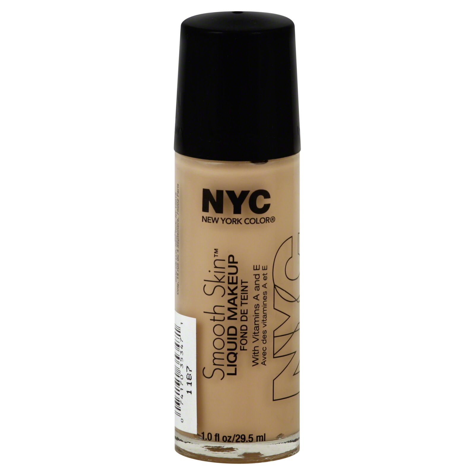 New York Color Smooth Skin Liquid Makeup, Barely Beige 678, 1 fl oz (29.5 ml) at Kmart.com