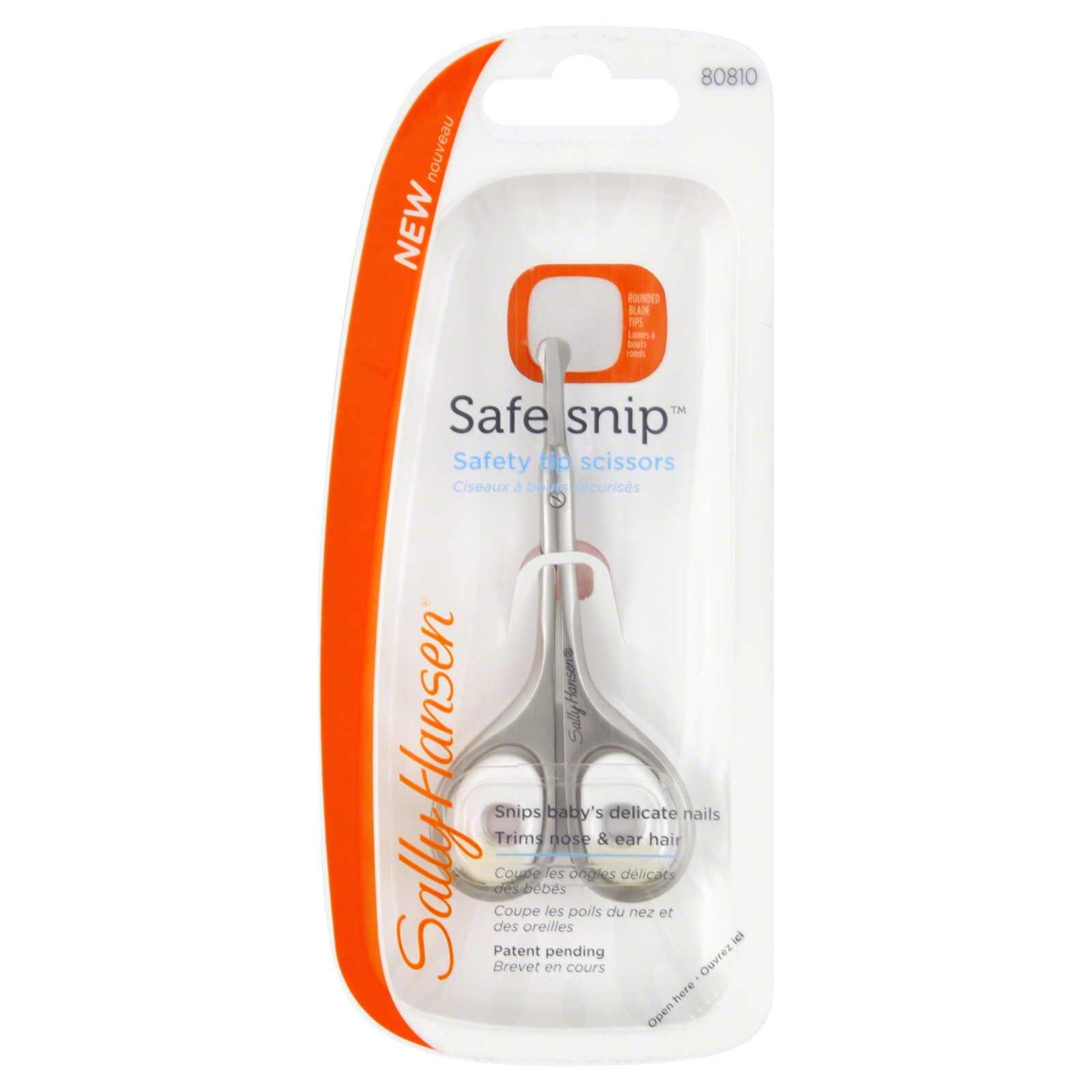 Safe Snip Scissors, Safety Tip, 1 pair