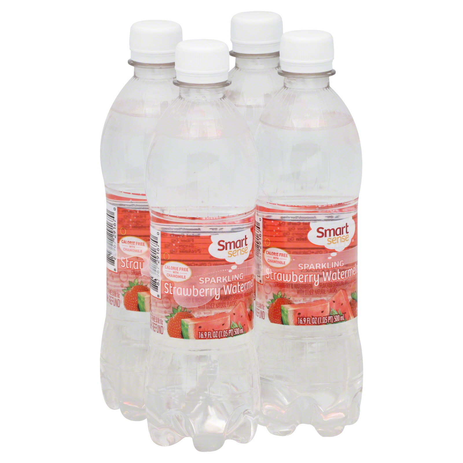 Smart Sense Sparkling Water Beverage Strawberry Watermelon 67.6 fl oz