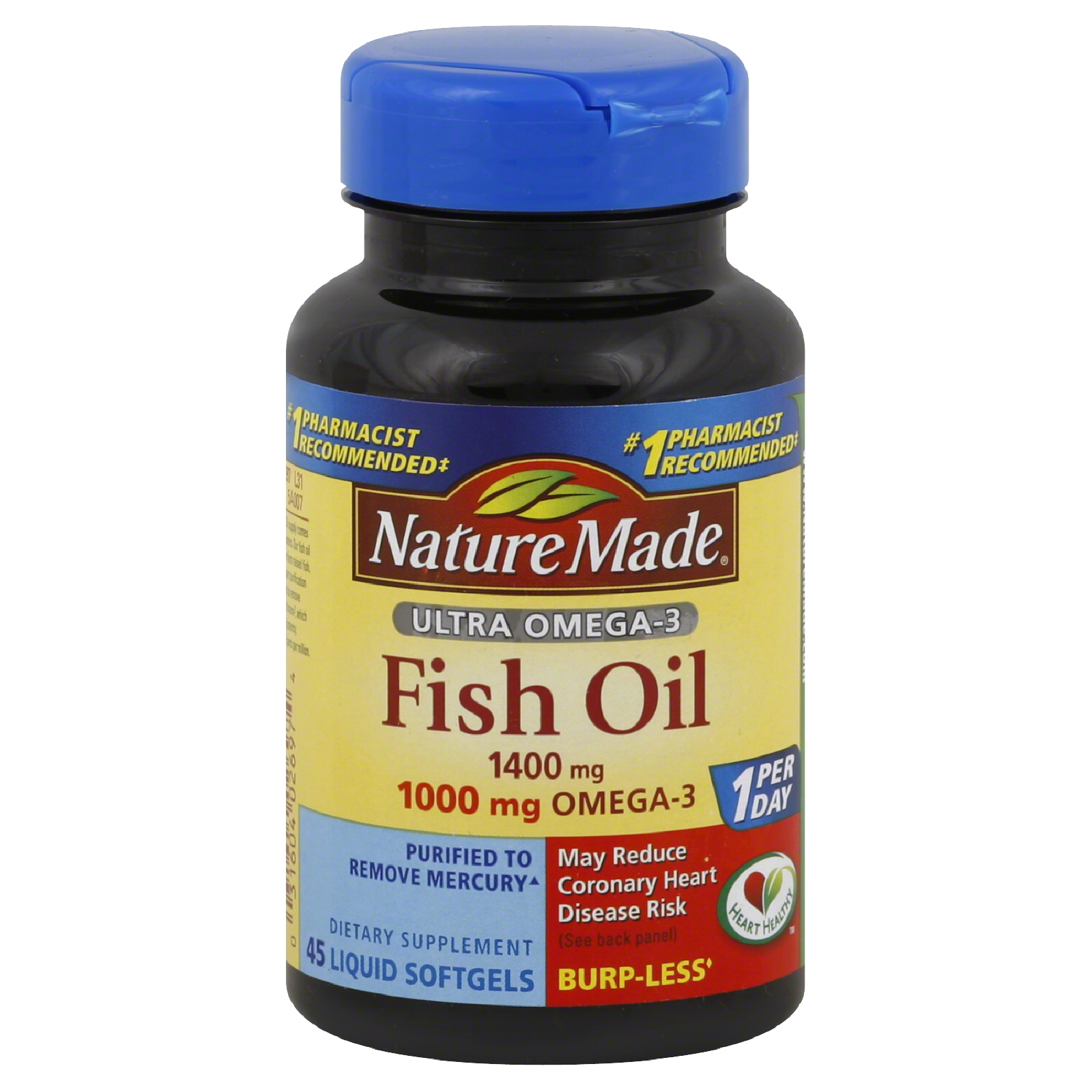 Nature Made Fish Oil, 1400 mg, Liquid Softgels, 45 softgels at Kmart.com