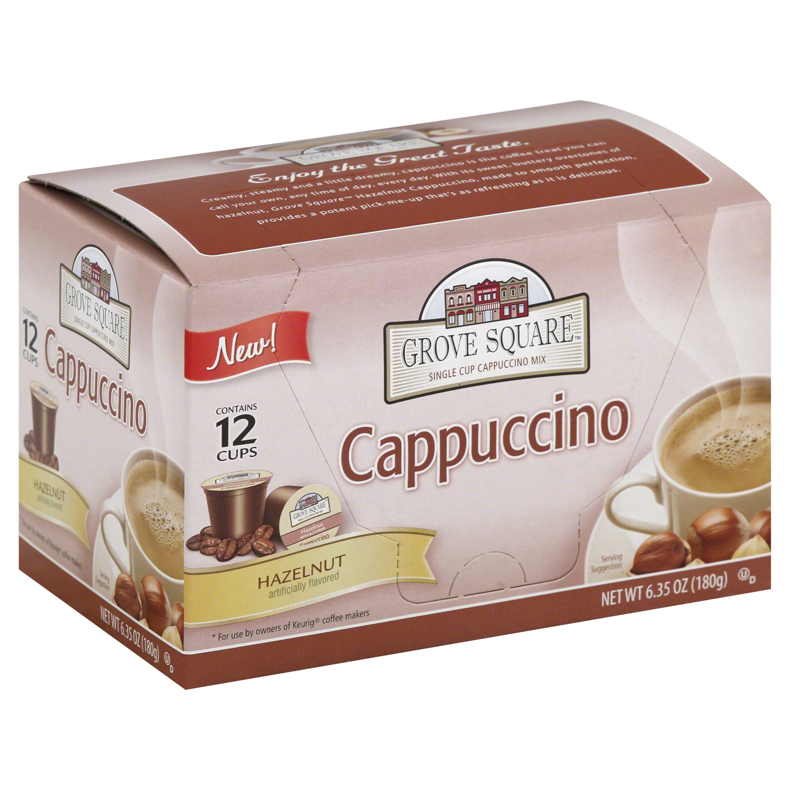 UPC 070893028658 product image for Cappuccino, Hazelnut, 12 cups [6.35 oz (180 g)] | upcitemdb.com
