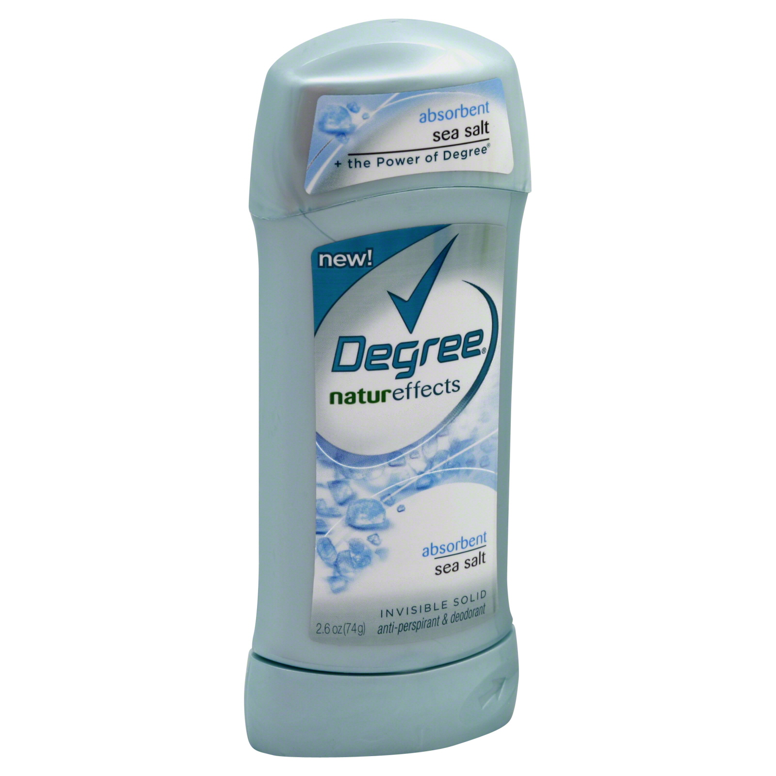 Degree Natureffects Anti-Perspirant & Deodorant, Invisible Solid, Absorbent Sea Salt, 2.6 oz (74 g) at Kmart.com