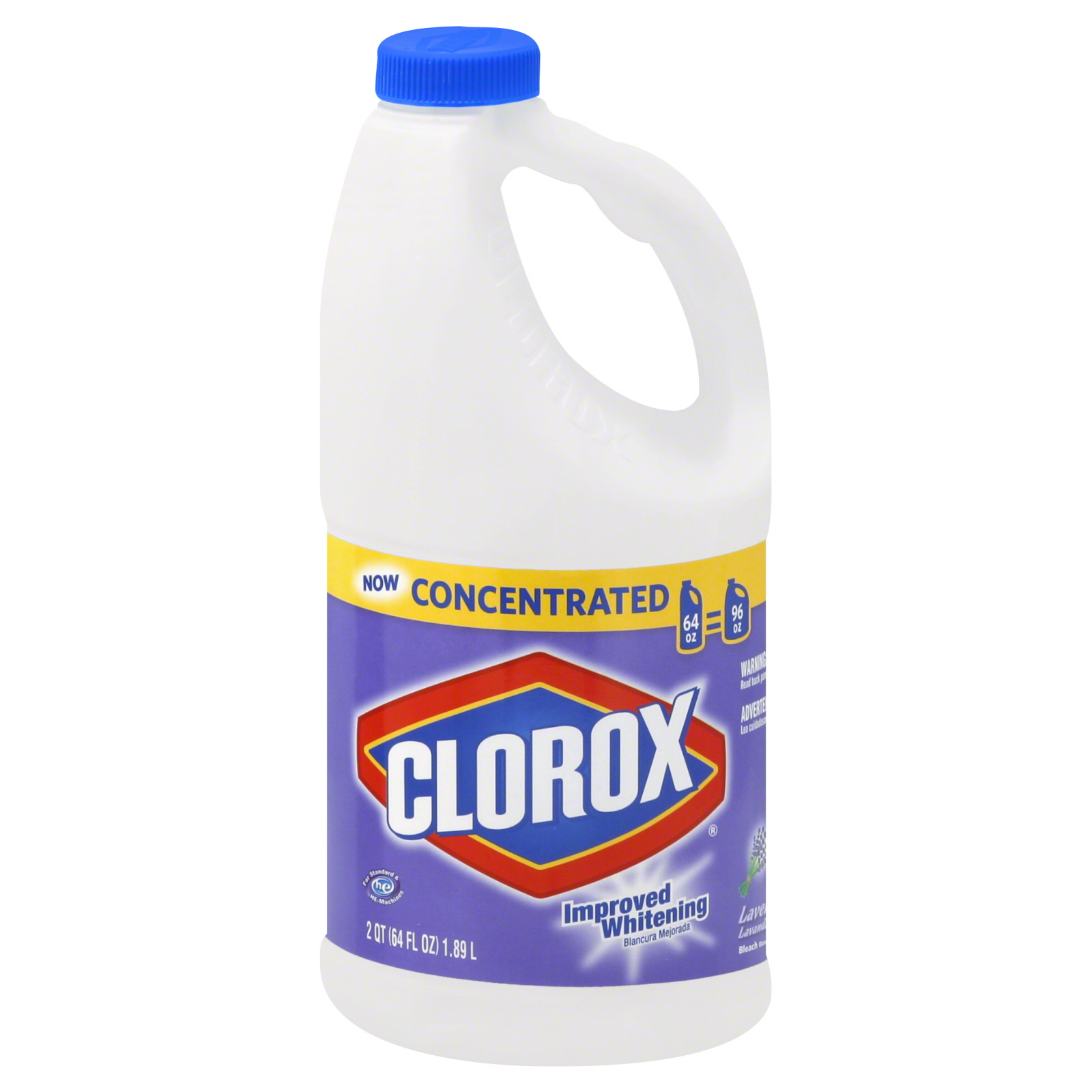 Clorox Bleach, Regular, Concentrated, 64 fl oz (2 qt) 1.89 lt Food
