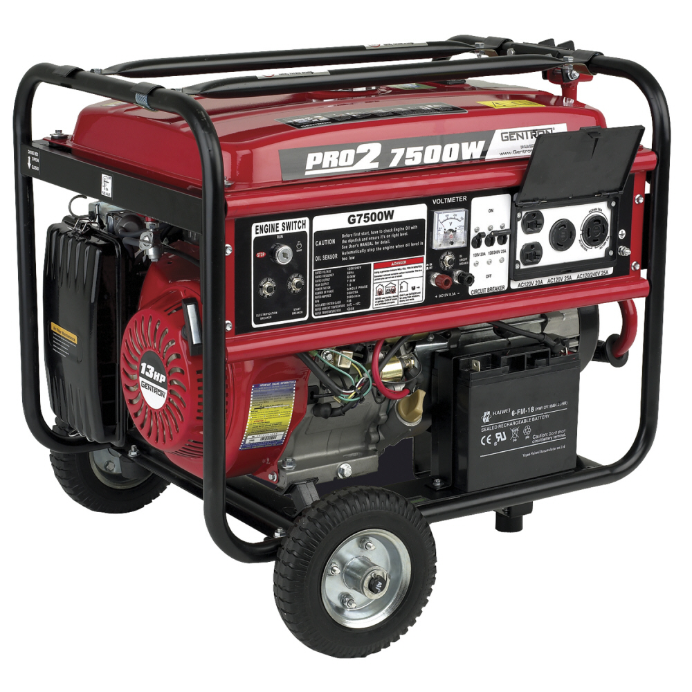 Gentron 7500w Portable Generator w/ Electric Start Shop Your Way