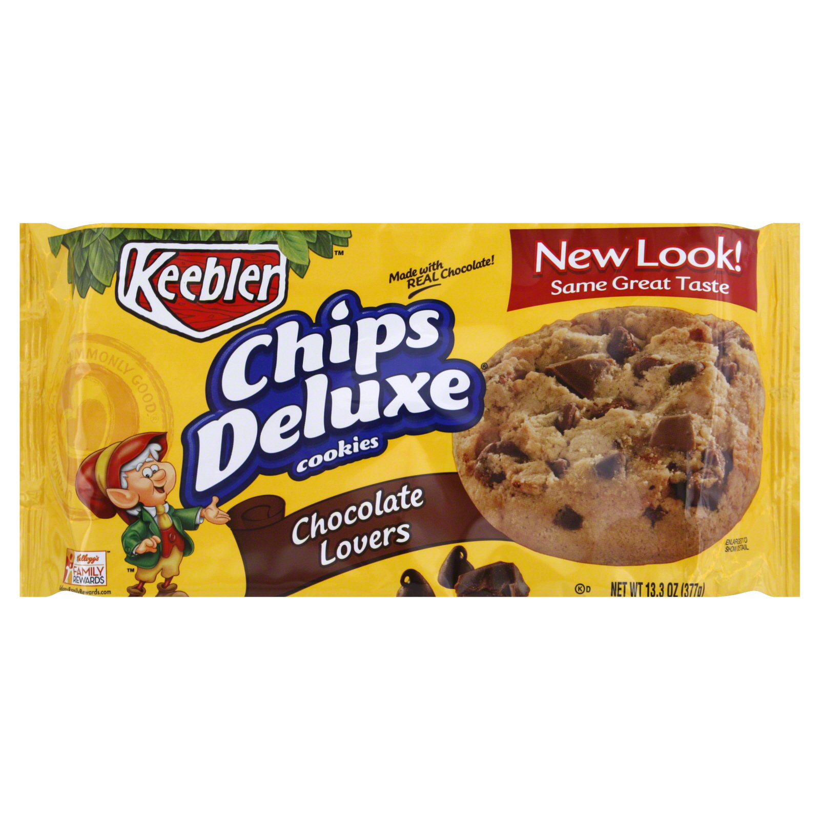 Chips Deluxe Cookies, Chocolate Lovers, 13.3 oz (377 g)