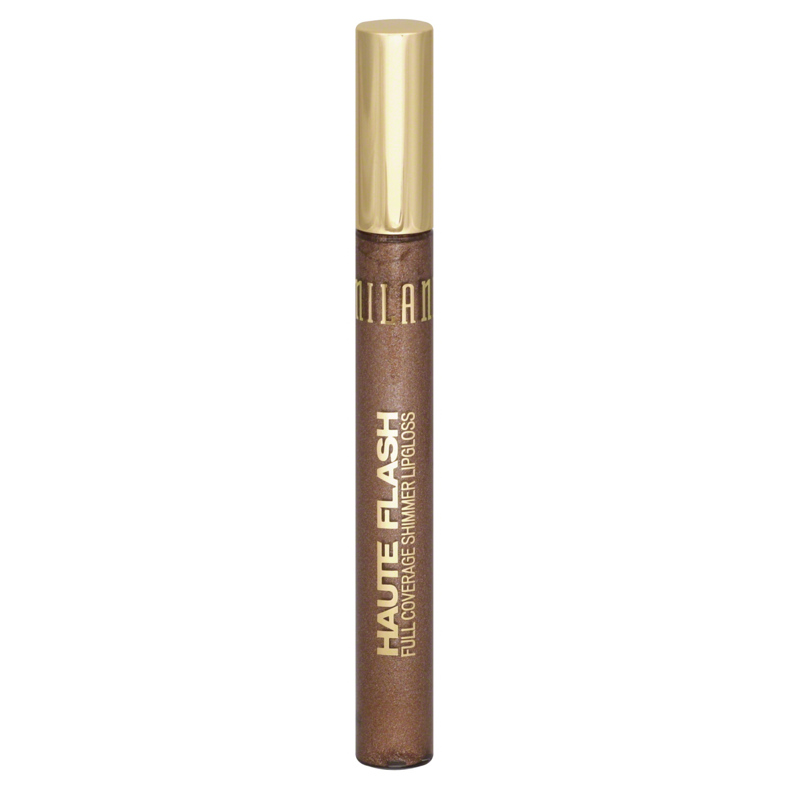 Milani Haute Flash Full Coverage Shimmer Lip Gloss Golden Flash .18 oz