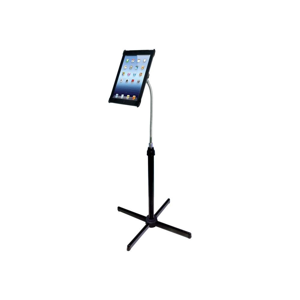 CTA Digital Tablet PC Stand - 55.2" Height - Acrylonitrile Butadiene Styrene (ABS), Steel