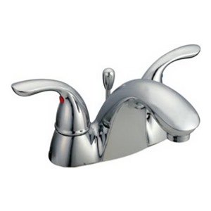 UPC 052088000120 product image for Homewerks Worldwide  714121NL Baypointe Chrome 2-Lever Faucet With Pop Up | upcitemdb.com