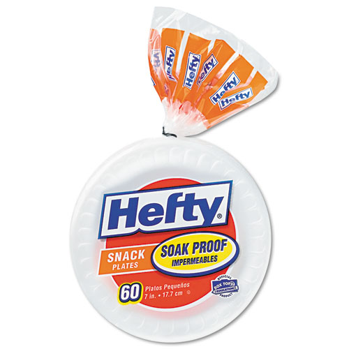 Hefty Deluxe Extra Strong and Deep 10.25 Inch Round Foam Plates