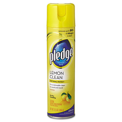UPC 641438128838 product image for Pledge - Furniture Polish, Lemon, 9.7 oz, Aerosol, 12/Carton CB723725CT (DMi CT | upcitemdb.com