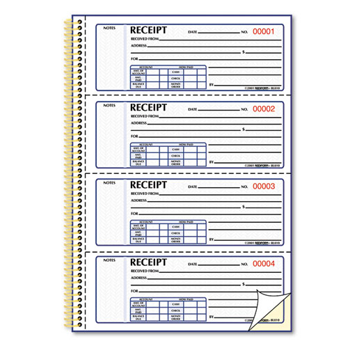 UPC 641438188139 product image for Rediform - Money Receipt Book, 7 x 2 3/4, Carbonless Duplicate, Twin Wire, 300 S | upcitemdb.com