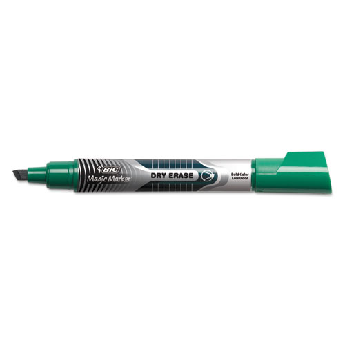 UPC 641438137724 product image for BIC - Magic Marker Brand Low Odor & Bold Writing Dry Erase Markers, Green, Dozen | upcitemdb.com