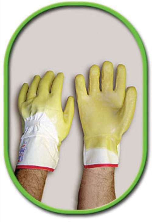 Showa Best Glove Yel Multi- Dipped Natural Rubber Palm Coated Work Gloves. Purchase of 10 Showa Best Glove Yel Multi- Dipped Natural Rubber Palm Coated Work Gloves. Purchase of 10