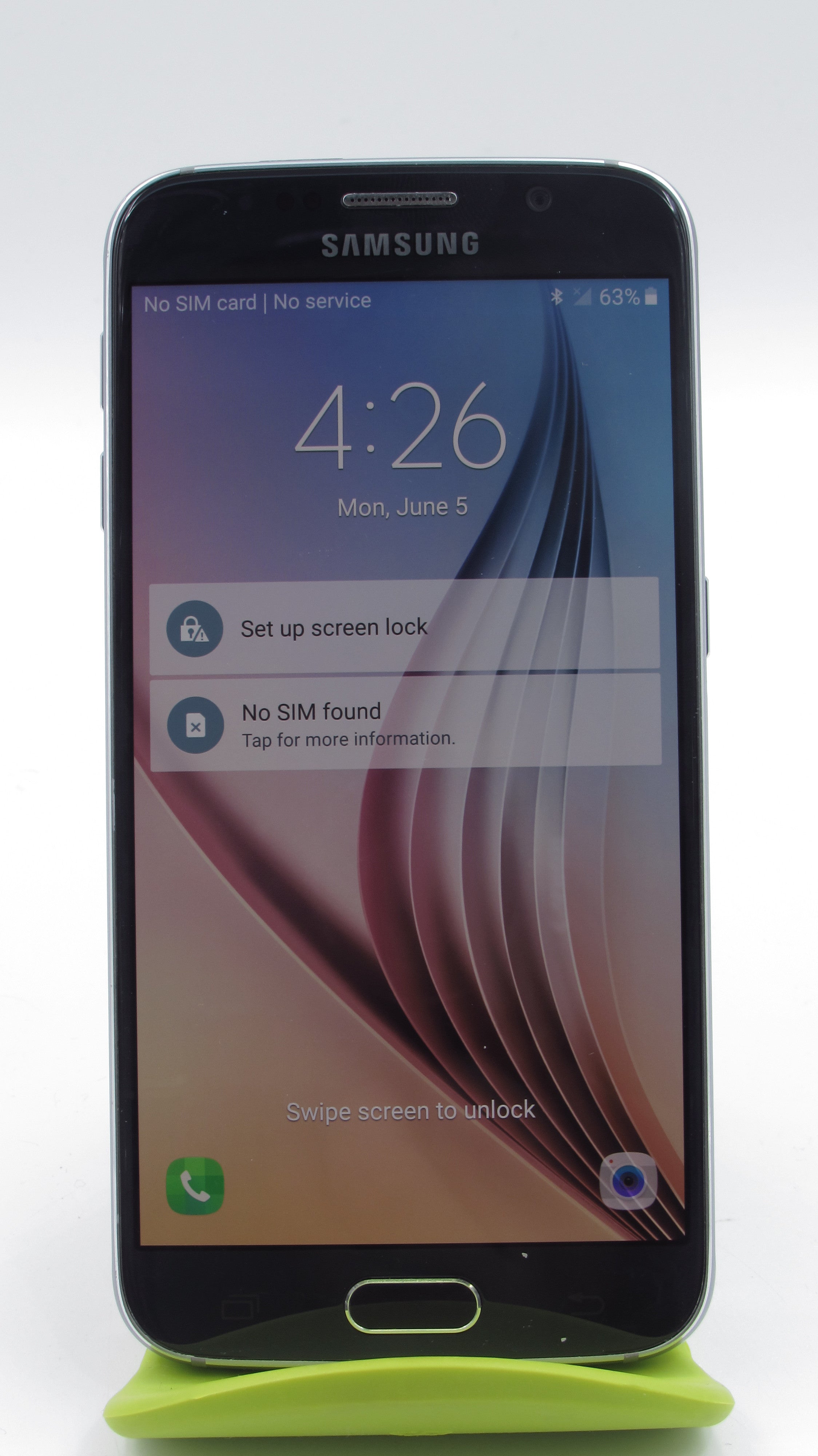 Used Samsung Galaxy S6 G920V 128GB Black Verizon Smartphone Fair Condition
