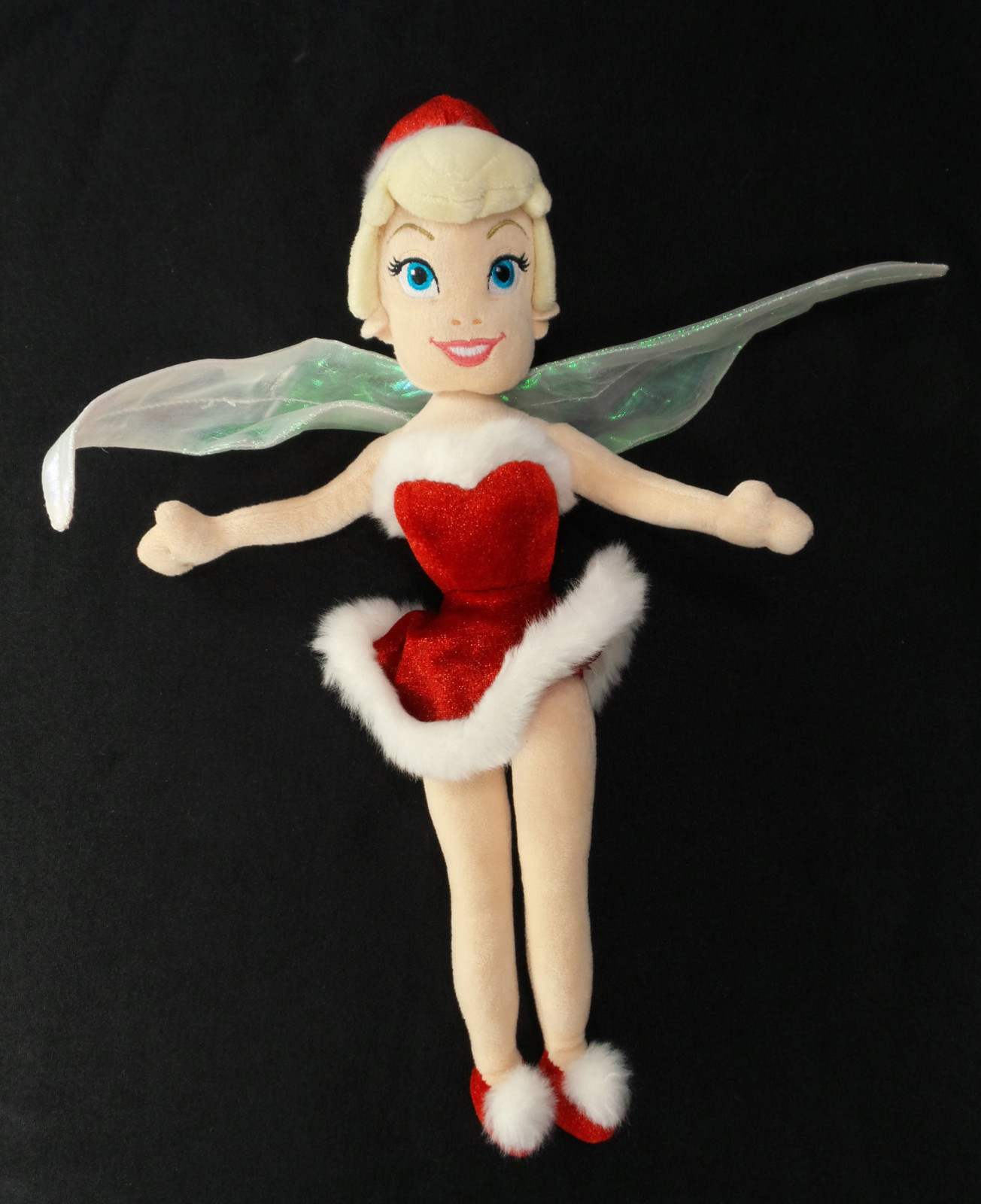 Disney Tinker Bell Disney Fairies 16&#34; Plush Toy Santa Costume Christmas Theme Park at Sears.com