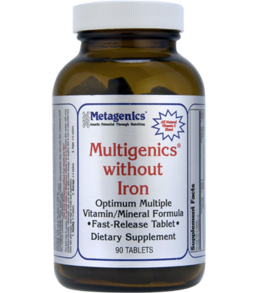 UPC 755571024107 product image for Multigenics Without Iron 90T | upcitemdb.com