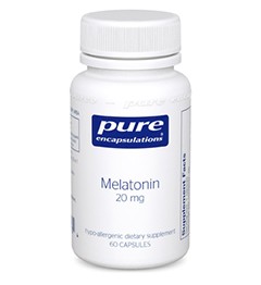 UPC 766298008127 product image for Pure Encapsulations Melatonin 20 mg - 180 capsules | upcitemdb.com