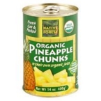 100% ORGANIC PINEAPPLE CHUNKS JUICE
