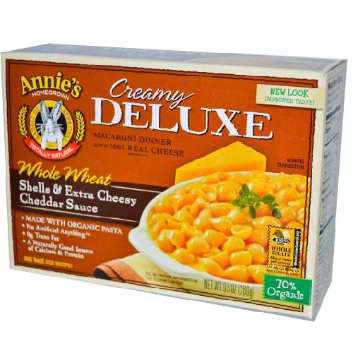 Annie's Deluxe Whole Wheat & Cheddar Macaroni & Cheese Made with Organic Pasta