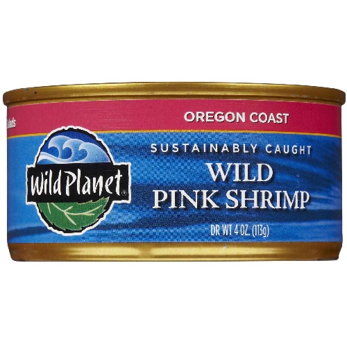 UPC 829696000374 product image for Wild Planet Wild Pink Shrimp (12x4 Oz) | upcitemdb.com