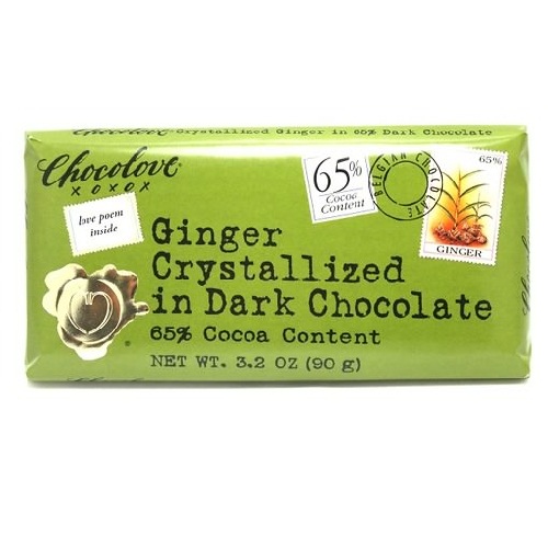 GINGER CRYSTALLIZED IN DARK CHOCOLATE