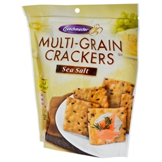 SEA SALT MULTI-GRAIN CRACKERS WITH WHOLE GRAINS, SEEDS AND SEA SALT, SEA SALT