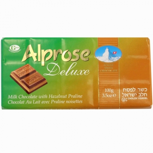 Alprose Alprose Milk Chocolate Bar Hazelnut - 20x3. 5OZ