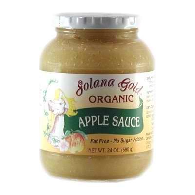 UPC 043754002500 product image for Solana Gold Organics Apple Sauce (12x24OZ ) | upcitemdb.com