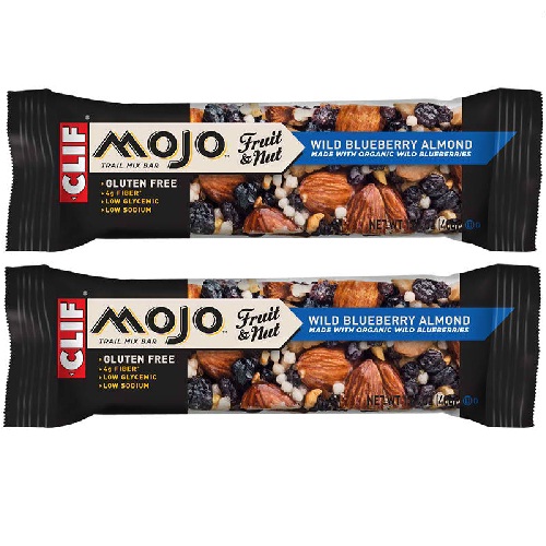 CLIF BAR, CLIF MOJO, TRAIL MIX BAR, WILD BLUEBERRY ALMOND, WILD BLUEBERRY ALMOND