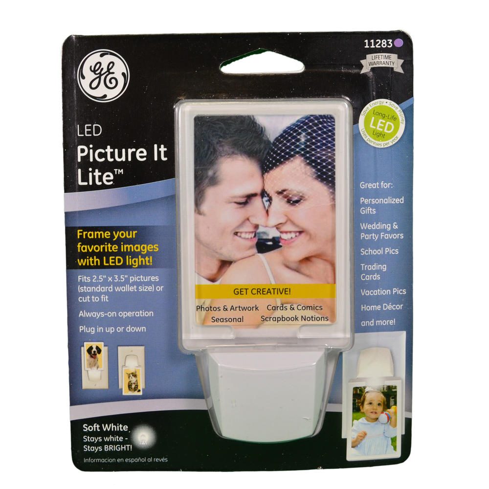 GE Picture It Lite LED Night Light Add Your Own Photo
