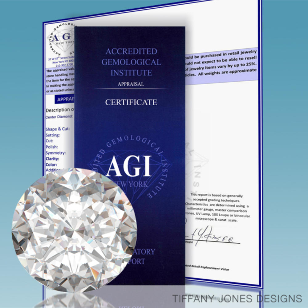 1.93 Carat Total G-SI1 Excellent AGI Certificate Round Natural Diamond 18K White Gold Halo Drop Earrings