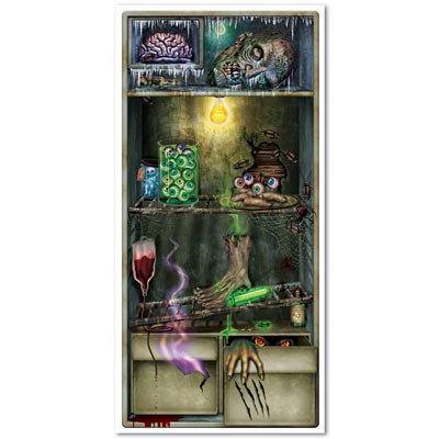 UPC 034689000136 product image for Gruesome Refrigerator Door Cover - Halloween Party Decorations & Supplies | upcitemdb.com