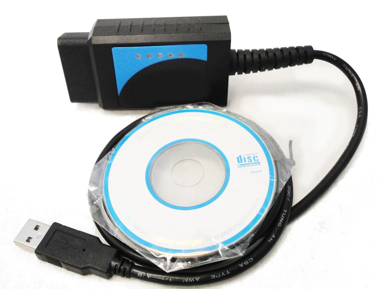 AGT USB OBD2 EOBD Multi-Protocol Car Diagnostic Tool Auto Scanner ELM327