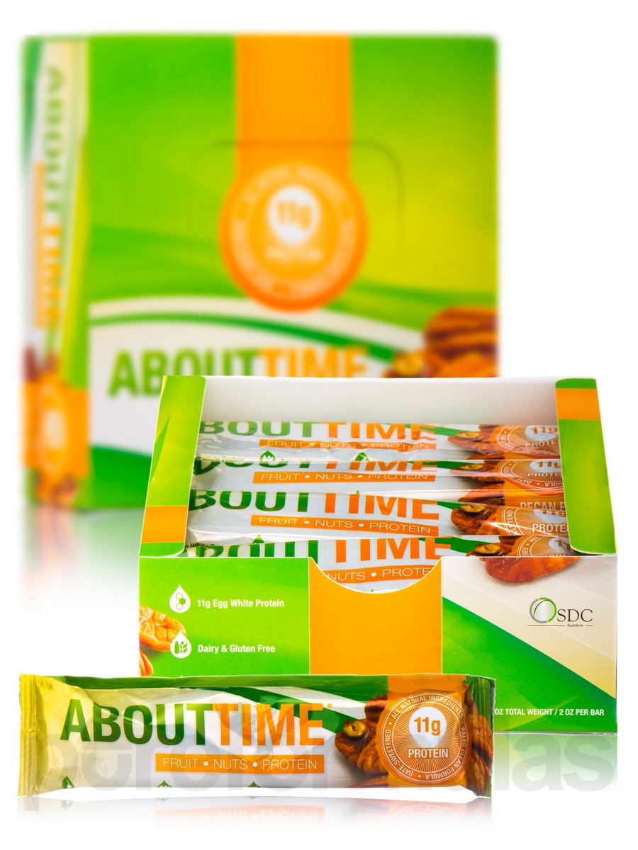UPC 837654129531 product image for Fruit, Nuts and Protein (FNP) Pecan Pie Bars - BOX OF 12 BARS by About Time | upcitemdb.com