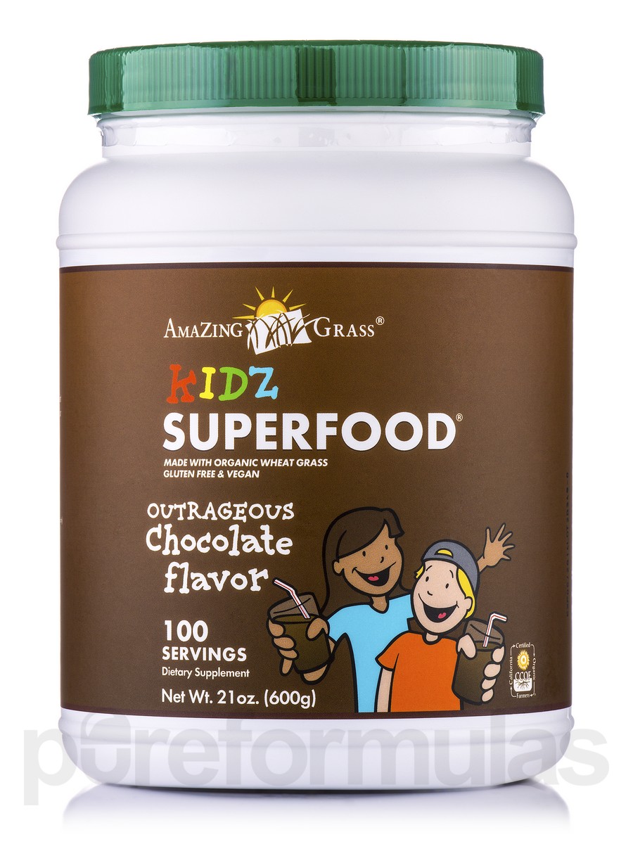 UPC 829835000579 product image for Chocolate Kidz Superfood Powder 100 Servings 21 oz by AmaZing Grass | upcitemdb.com