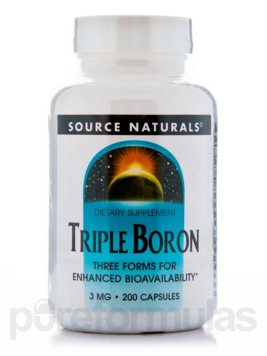 Source Naturals Triple Boron 3 mg 200 Caps