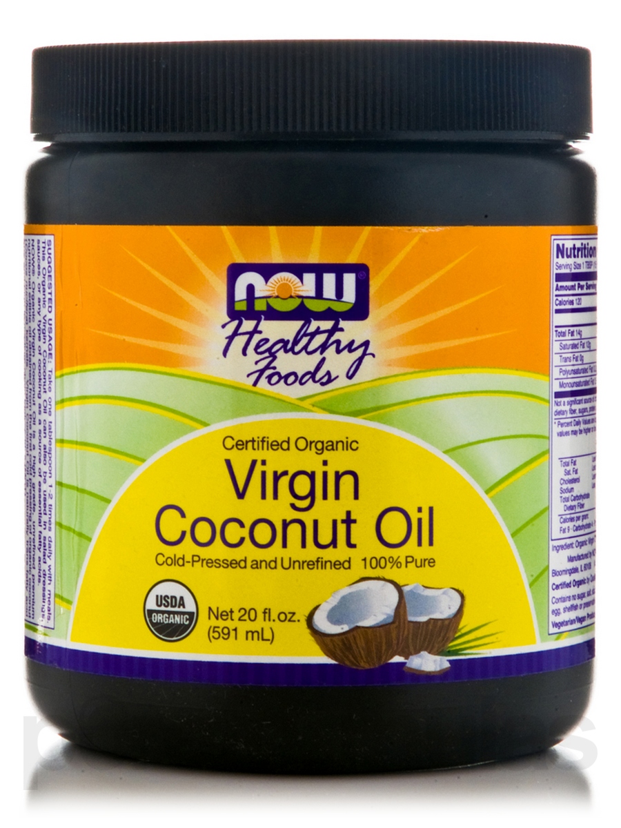 NOW REAL FOOD, ORGANIC VIRGIN COCONUT OIL