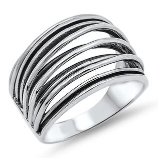 Prime Pristine 925 Sterling Silver Multi Wire Fashion Band Ring For ... Prime Pristine 925 Sterling Silver Multi Wire Fashion Band Ring For ...
