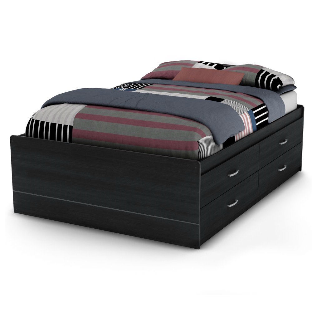 Full Size Platform Bed With Storage Full Size Platform Bed With Storage