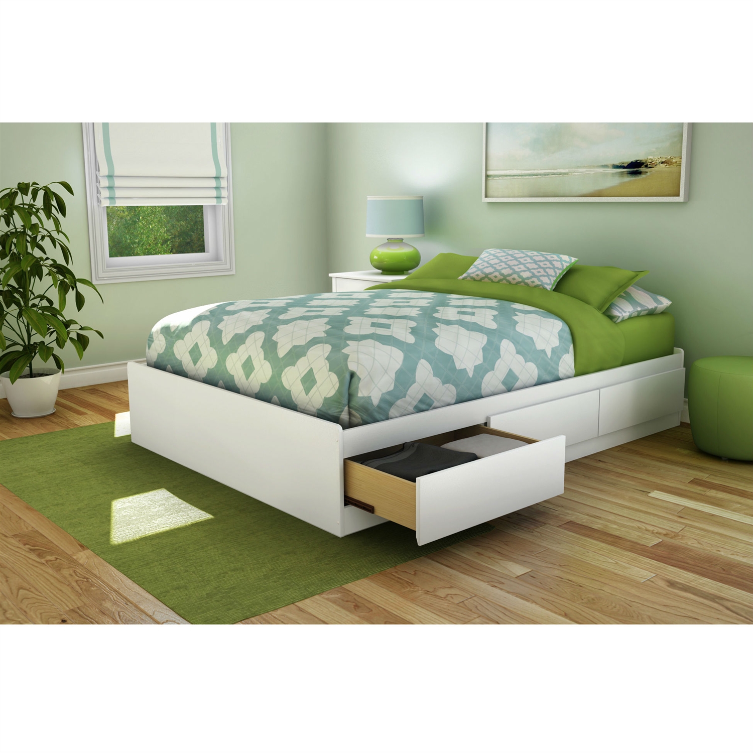 Full Size Platform Bed With Storage Full Size Platform Bed With Storage