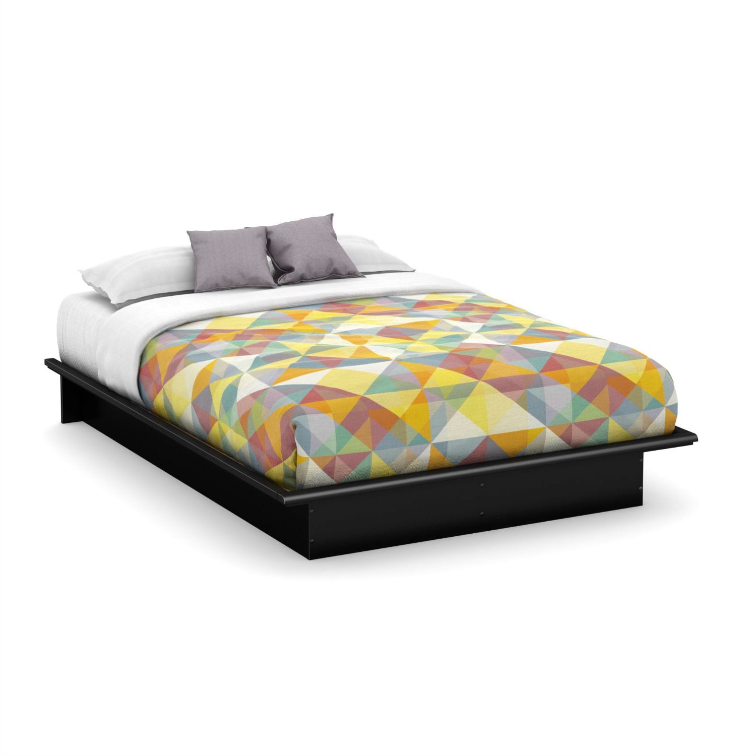 Queen Size Platform Bed Frame - Axondirect Queen Size Platform Bed Frame In Modern Black Wood Finish queen size platform bed frame - axondirect queen size platform bed frame in modern black wood finish