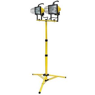 globe halogen 1000watt ghp twin head duty portable heavy stand light specifications