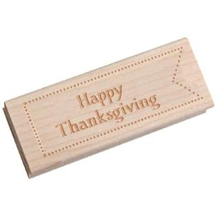 Handwritten Thanksgiving, Vintage cupcake  16 Wooden Font Happy font Cupcake Stamp, vintage