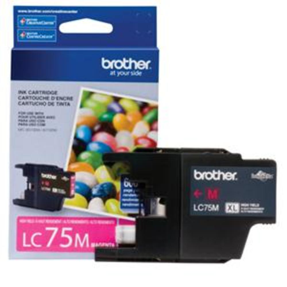 Brother International High Yield Magenta Ink Cartrid LC75M