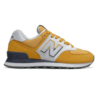 new balance Women's 574 split sail yellow